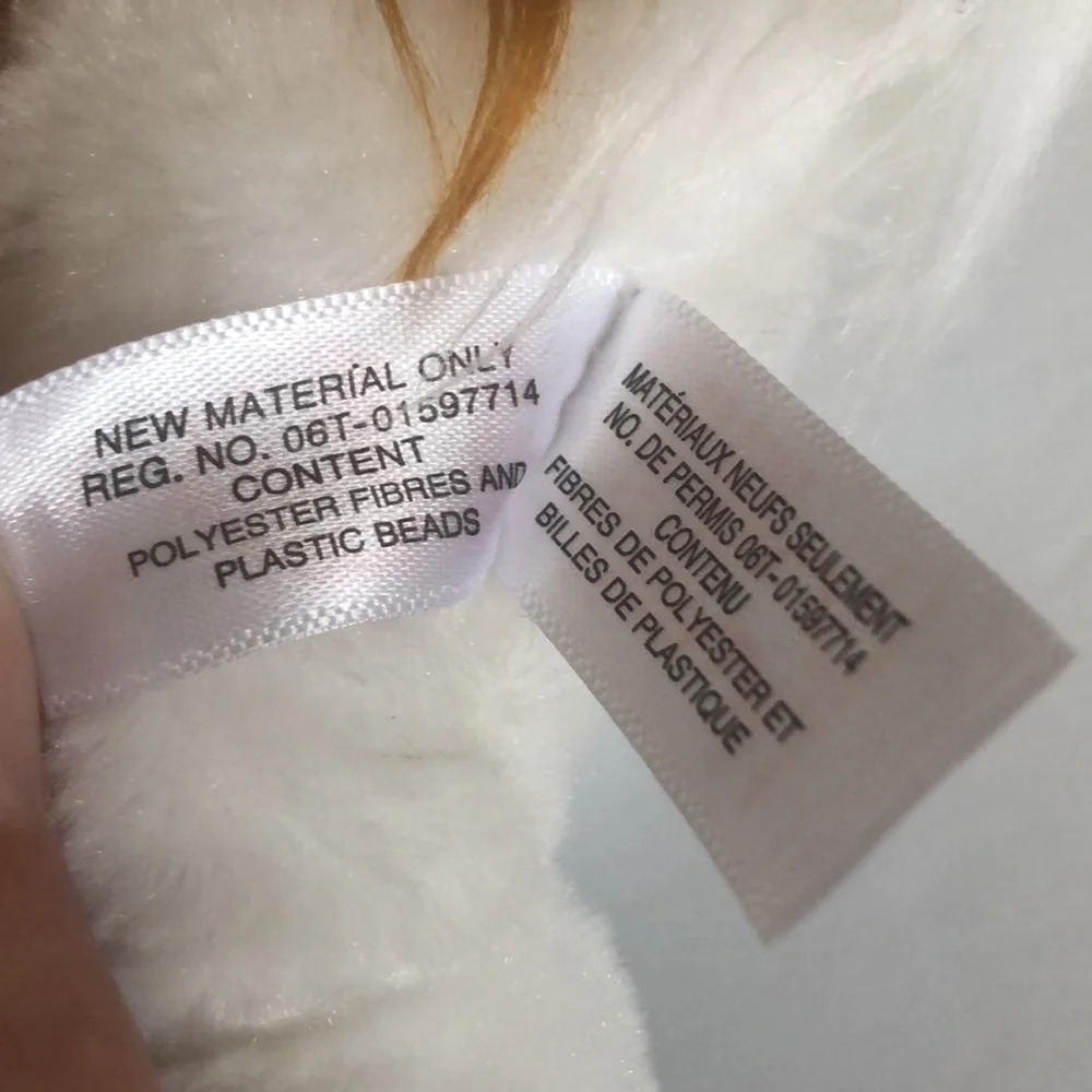 Velve Ty Original Beanies Barks Dog Plush With Swing Tag - Picture 10 of 11